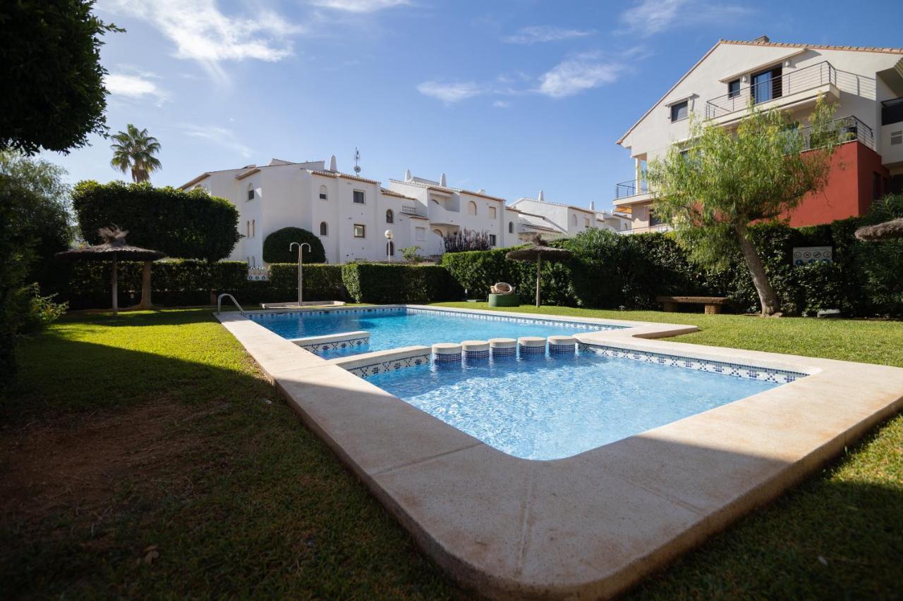 Javea Terraza + Piscina + Vistas Al Mar Platja de Larenal Exteriör bild