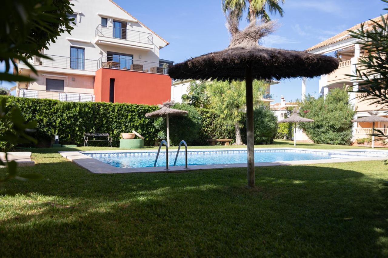 Javea Terraza + Piscina + Vistas Al Mar Platja de Larenal Exteriör bild