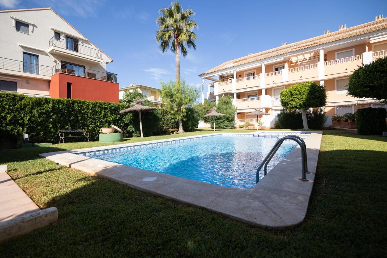 Javea Terraza + Piscina + Vistas Al Mar Platja de Larenal Exteriör bild