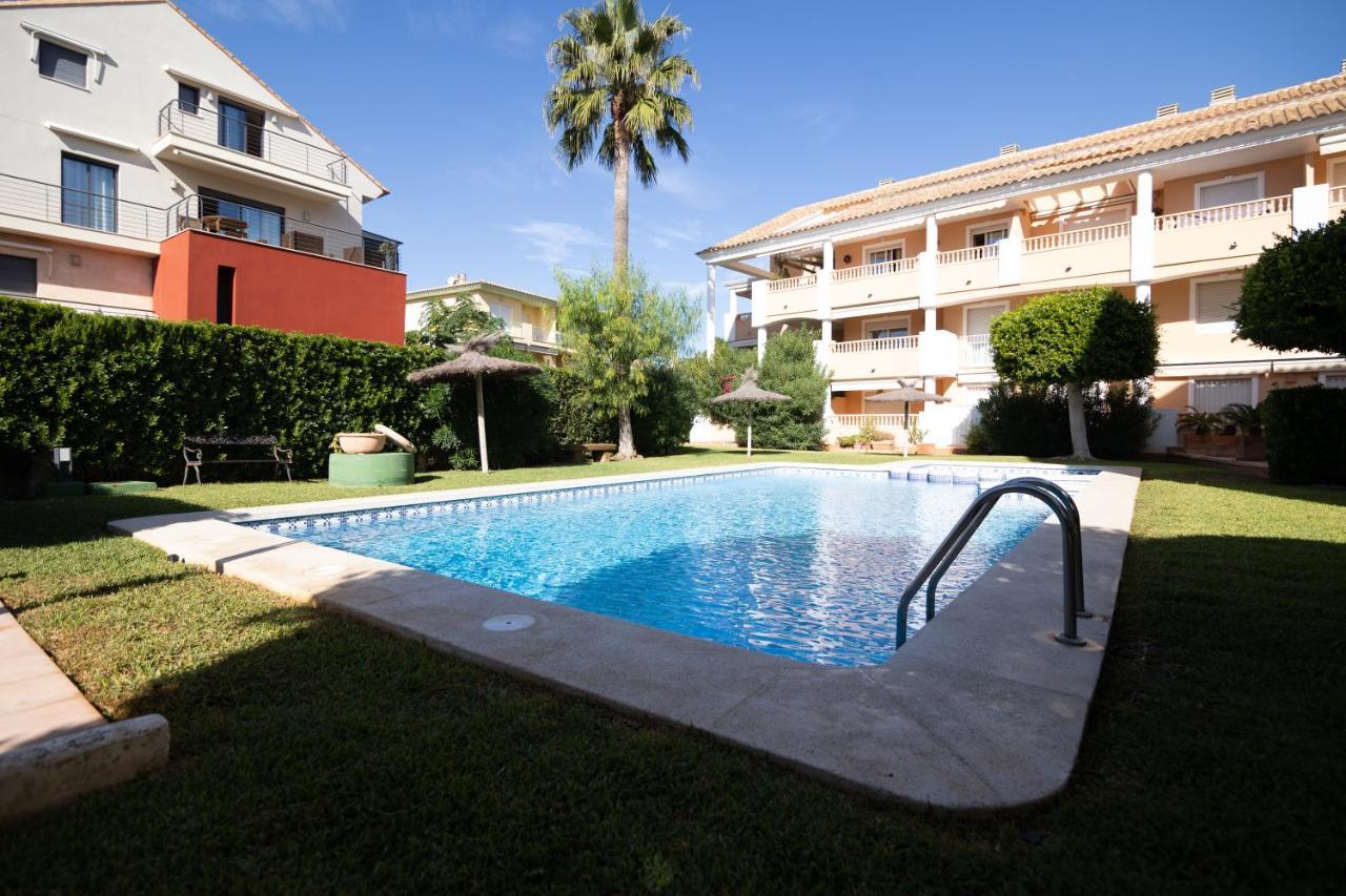 Javea Terraza + Piscina + Vistas Al Mar Platja de Larenal Exteriör bild