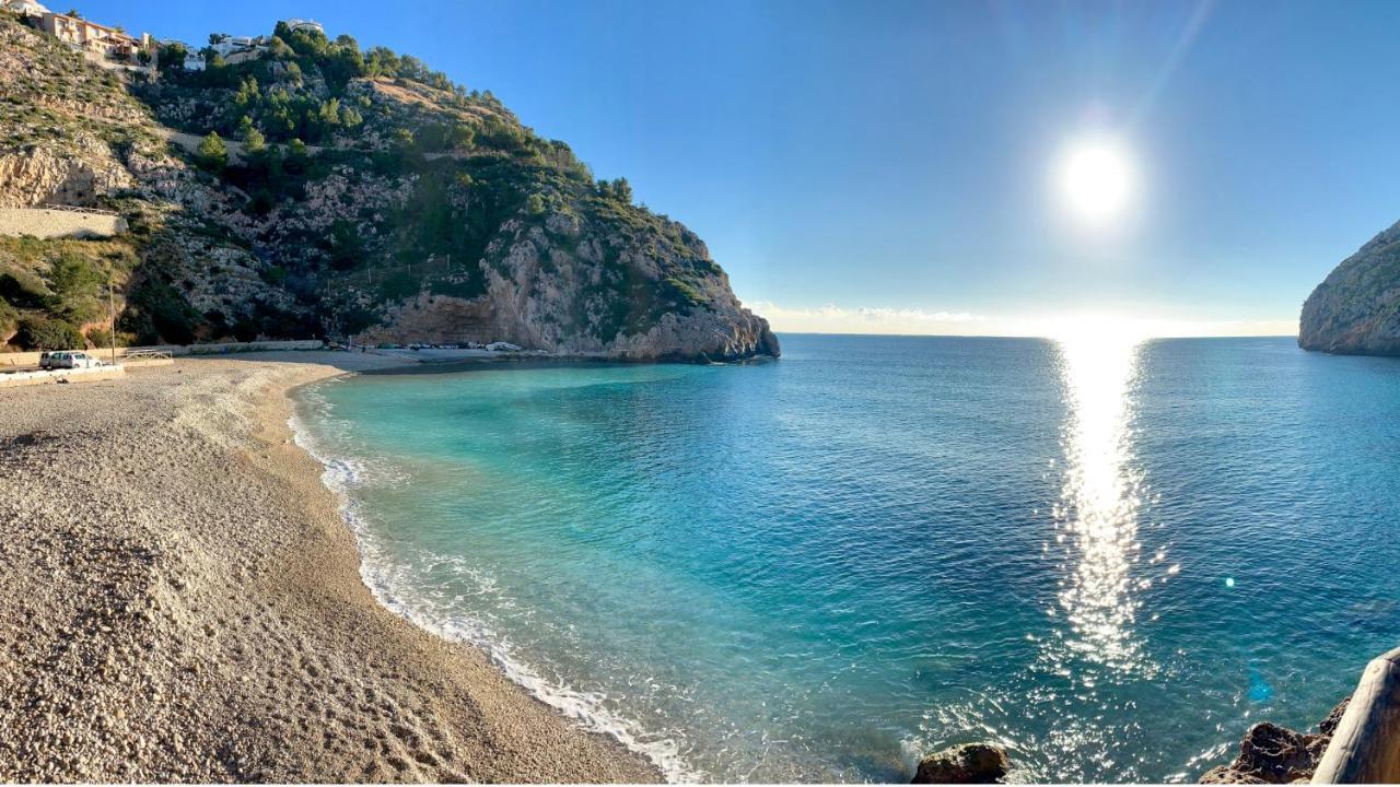 Javea Terraza + Piscina + Vistas Al Mar Platja de Larenal Exteriör bild